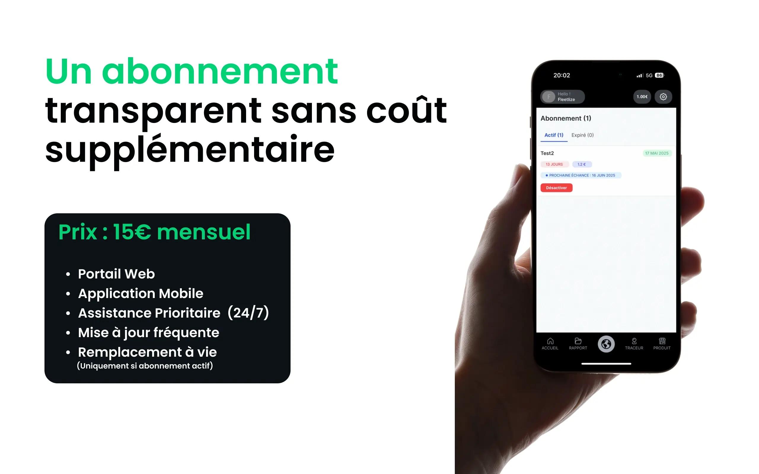 Abonnement traceur WireTrack