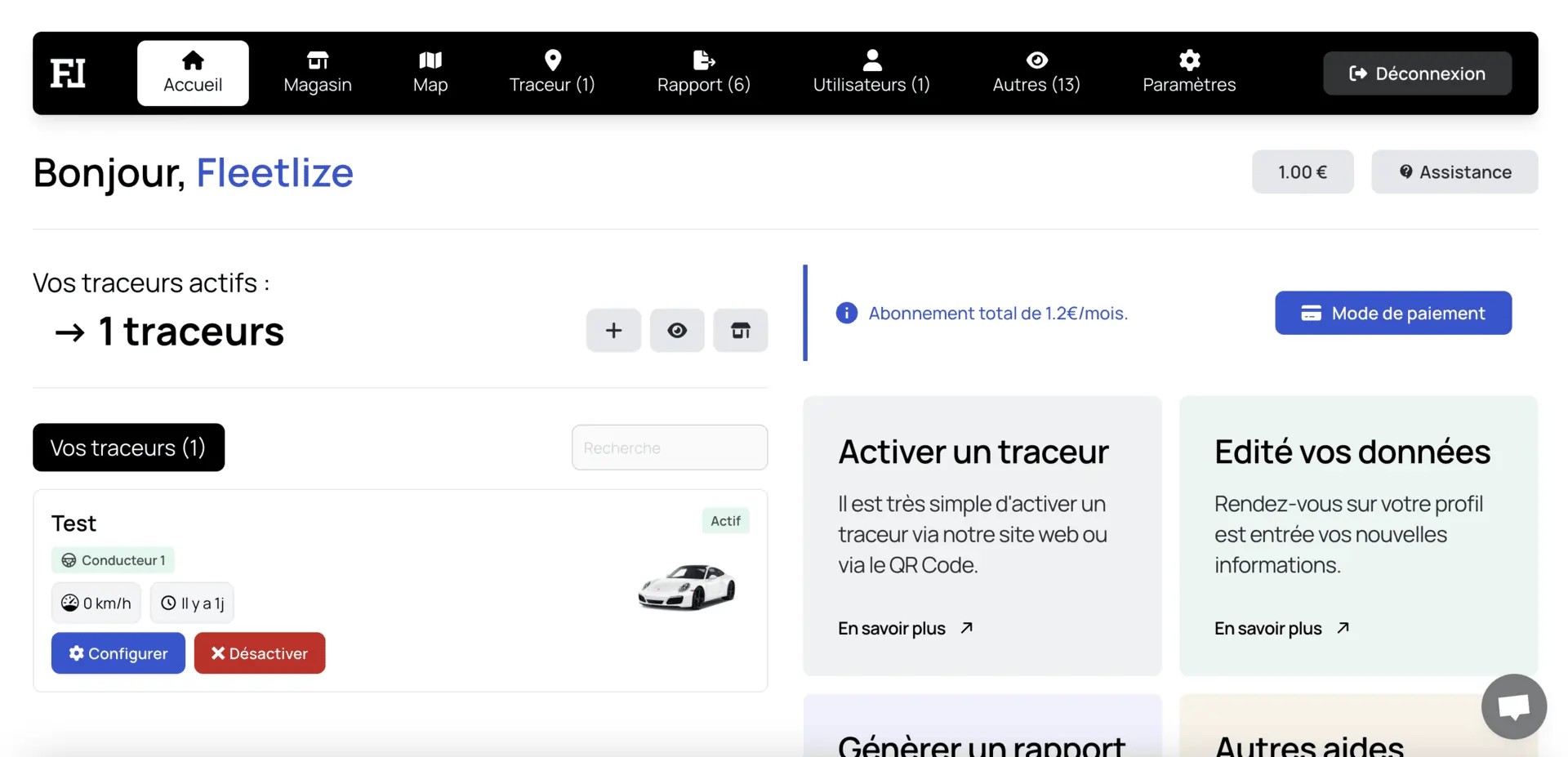 Interface multi-plateforme de Fleetlize montrant l'application sur ordinateur, tablette et mobile